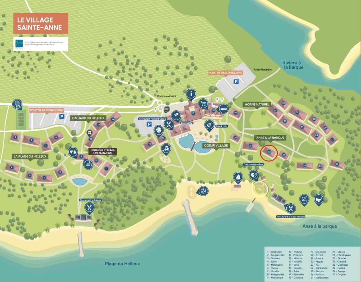Studio Vue Mer Guadeloupe 圣安尼 外观 照片